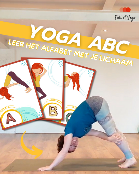 Yoga ABC: Leer het Alfabet met Je Lichaam! Bewegend leren met letters.
