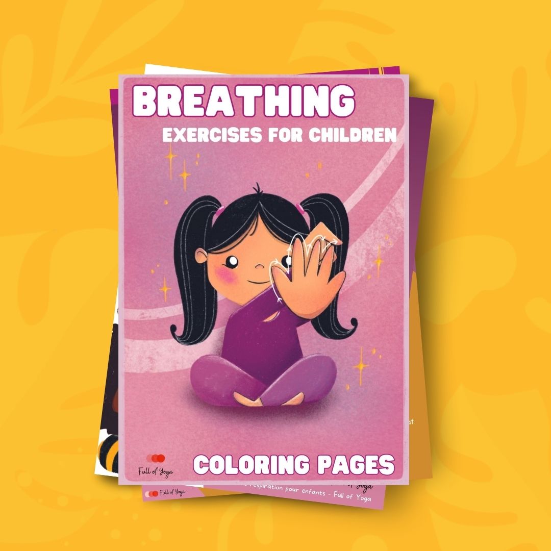 12 pages à colorier sur la respiration pour une collation consciente - numérique