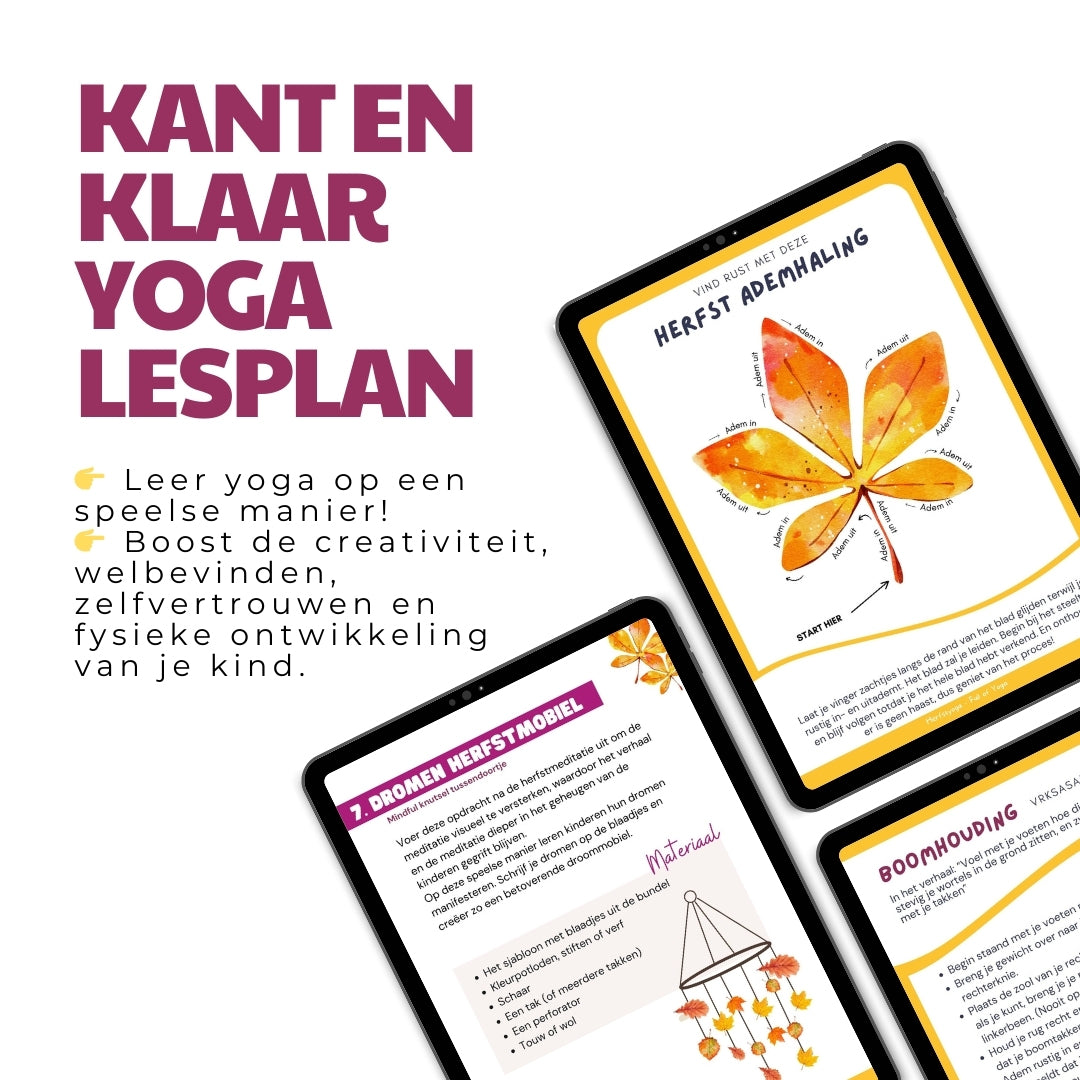 Herfst kinderyoga en meditatiebundel - download