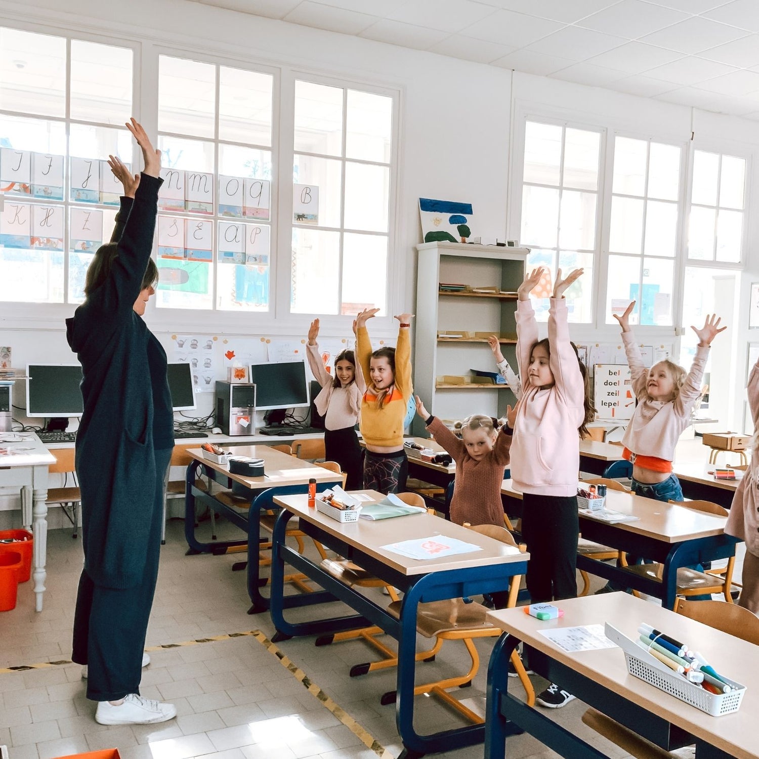 Yoga in de klas