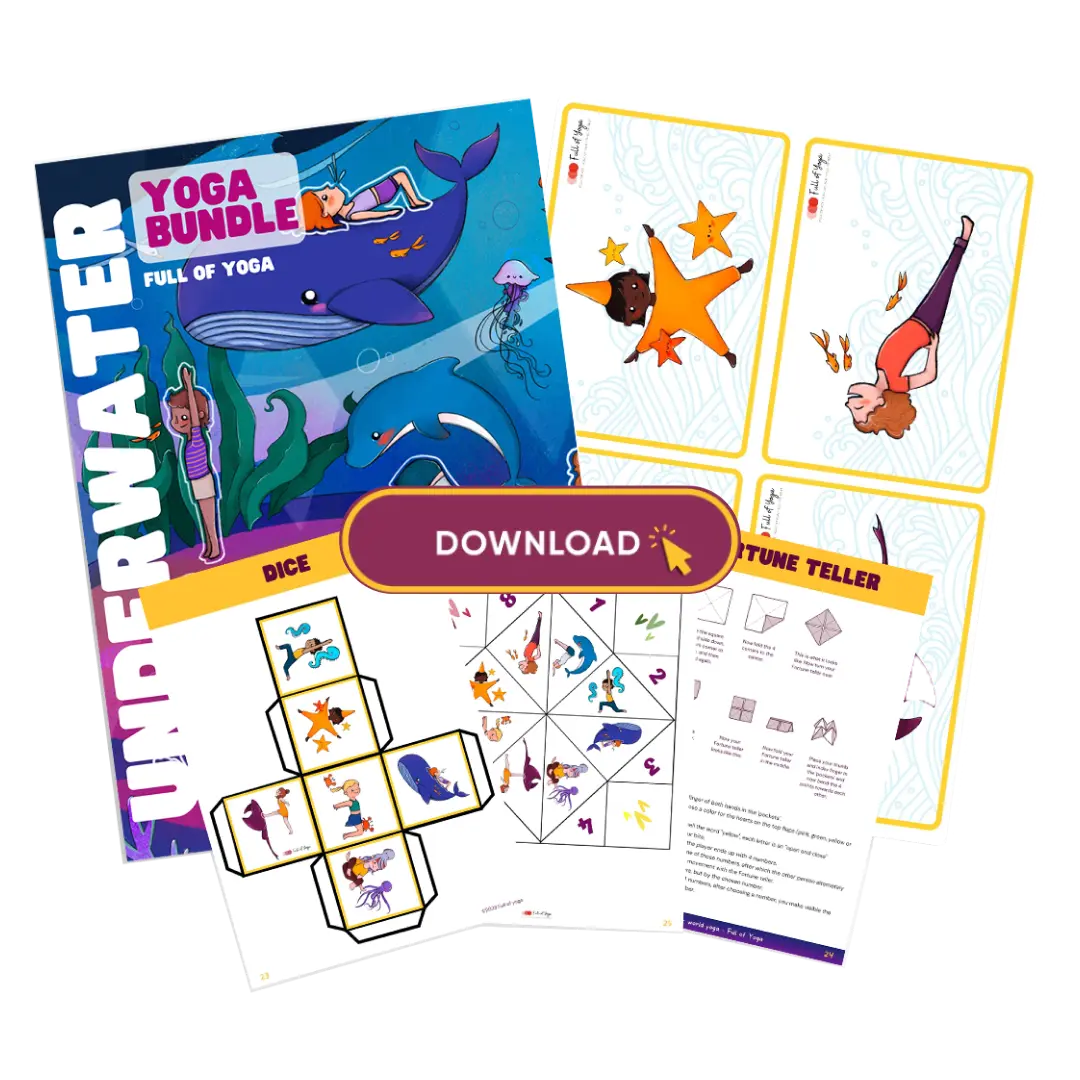Onderwaterwereld Avonturenbundel – Yoga & Spel voor Kinderen Full of yoga