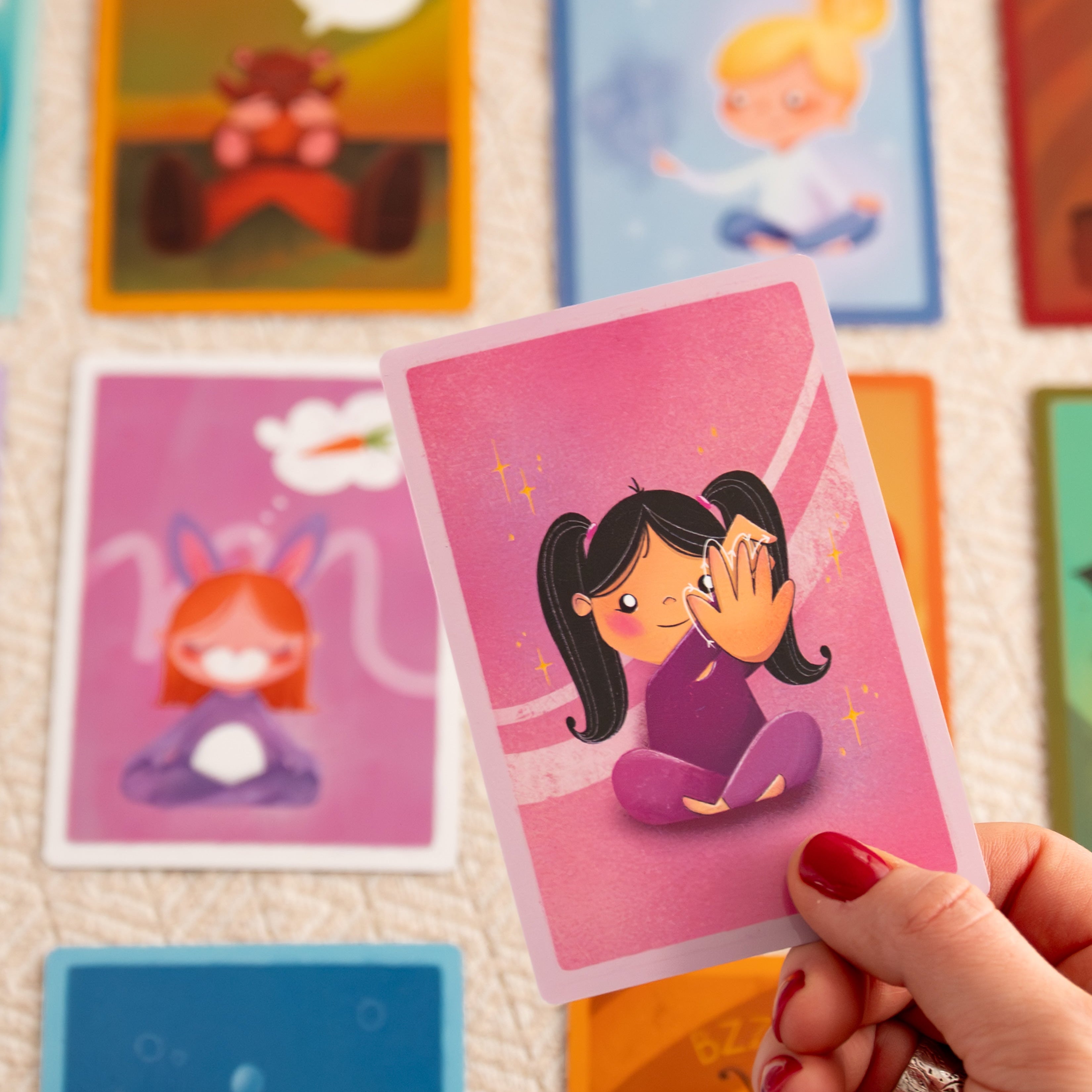 Kartenset für Atemübungen