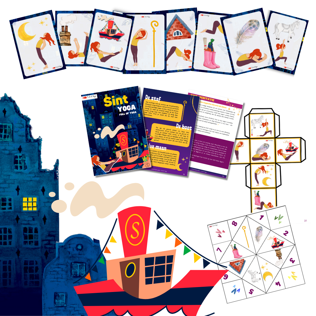 Sinterklaas Yoga Digitale Bundel Full of yoga