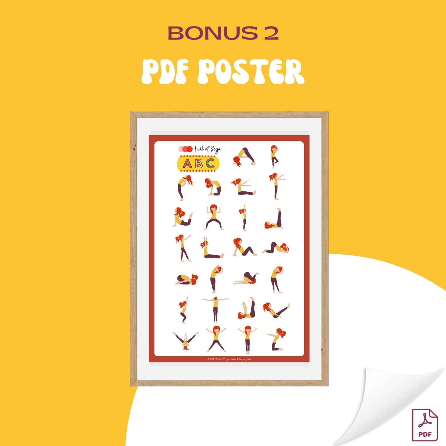 Card set yoga ABC