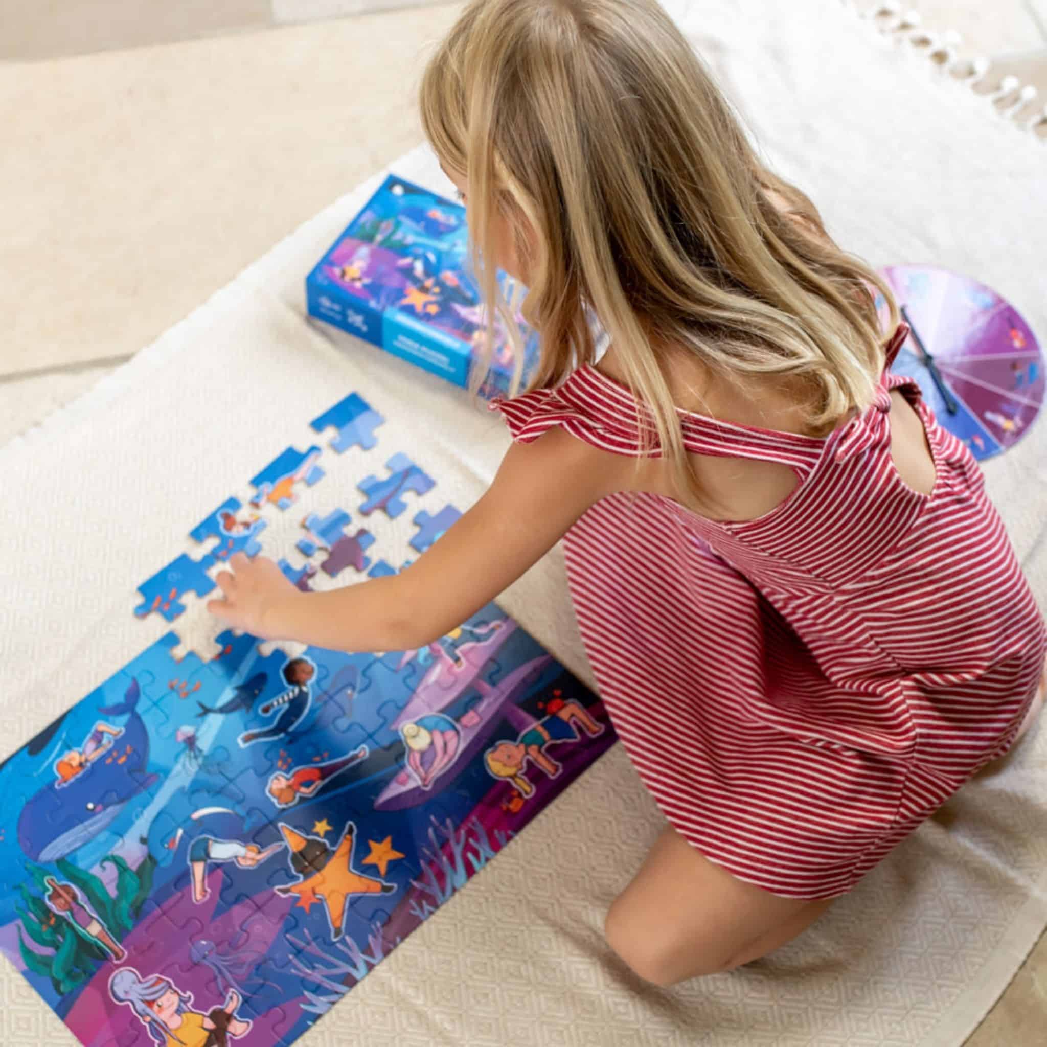 Yoga Puzzel – Duik in de Onderwaterwereld Full of yoga