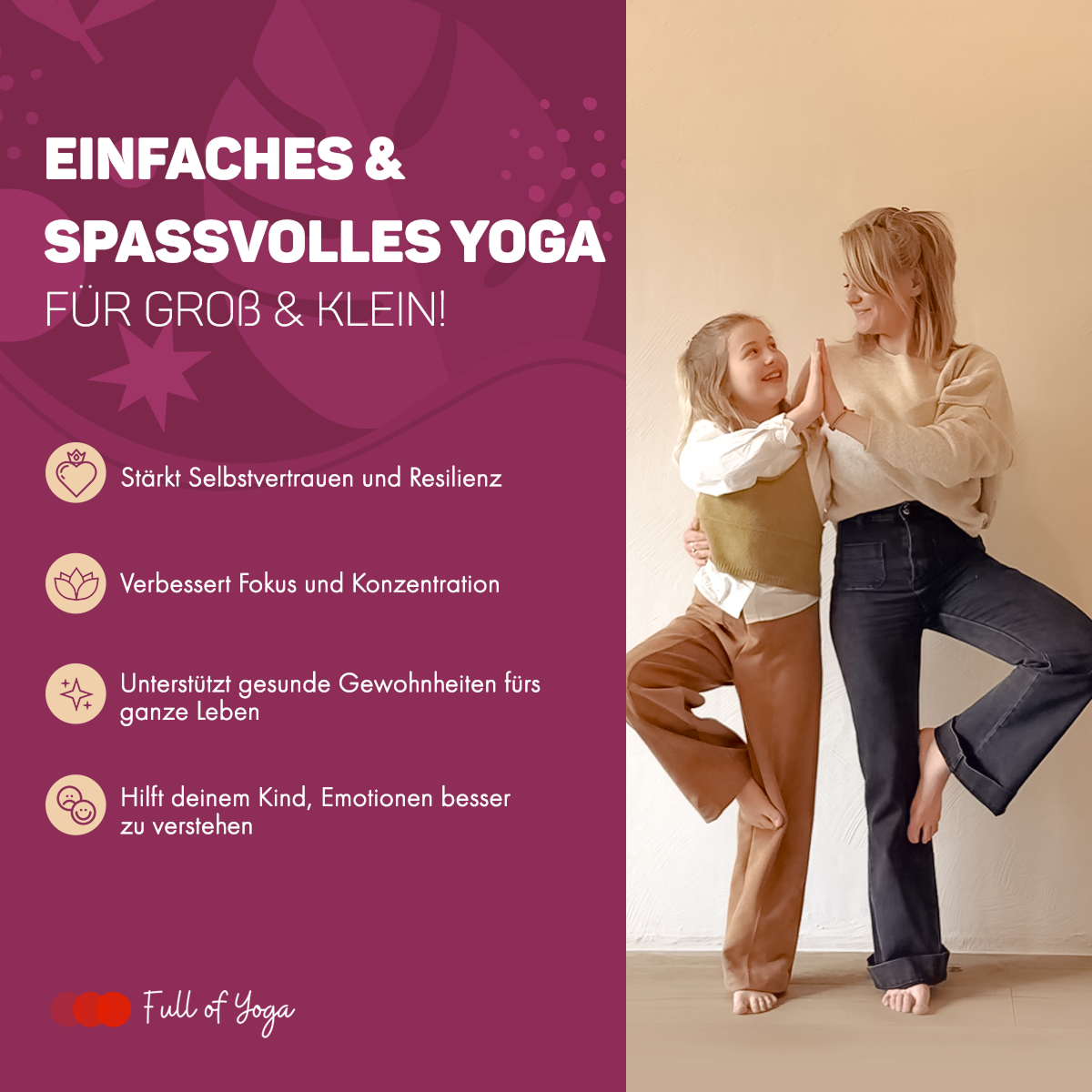 Gemeinsam Familien-Yoga-Kartenset