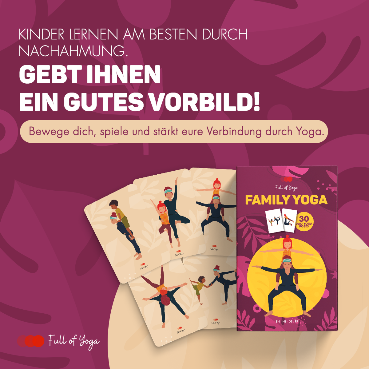 Gemeinsam Familien-Yoga-Kartenset