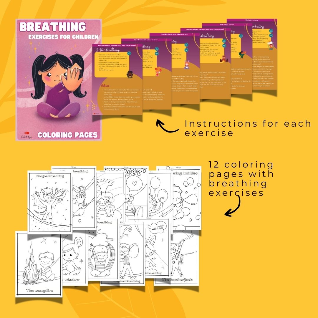 12 adem kleurplaten voor een mindful tussendoortje - digitaal