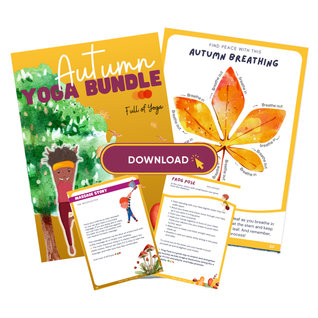 Autumn Adventures Yoga  Digital Bundle