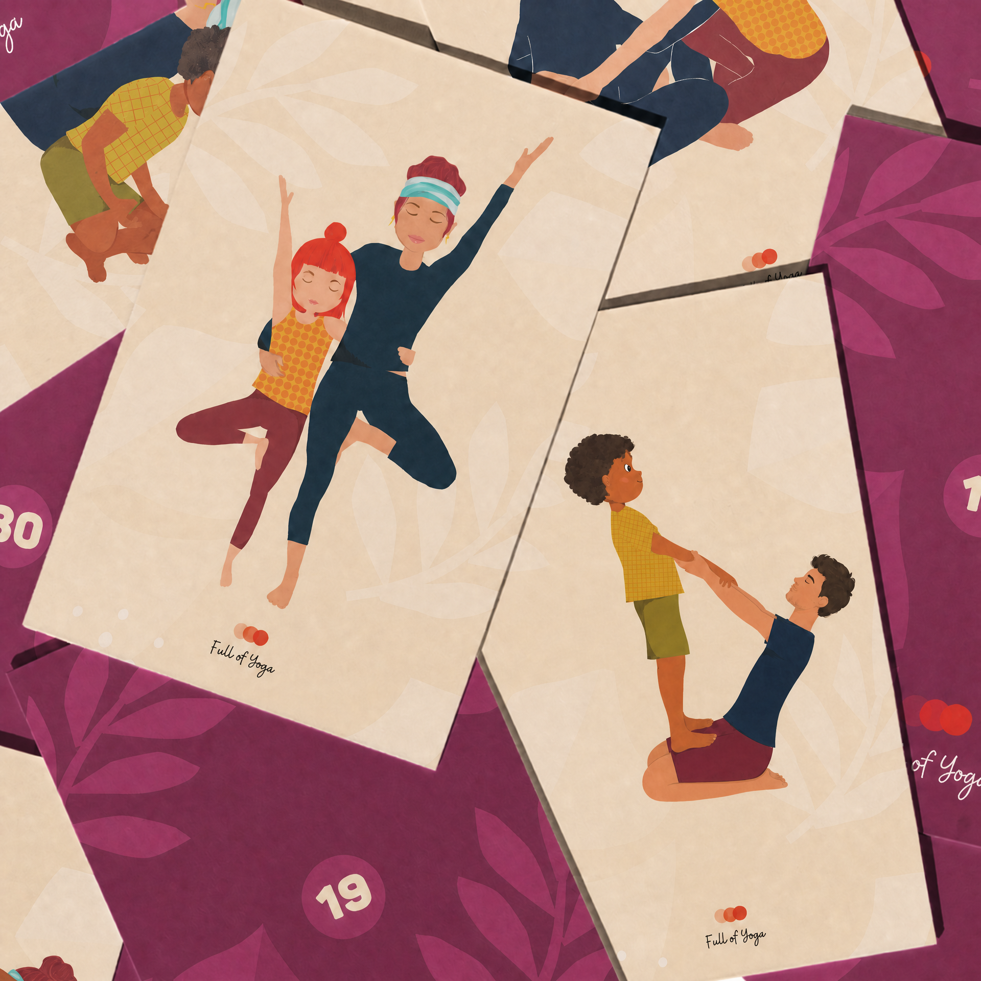 Family Yoga Card Set